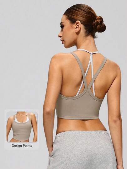 MASKERT Áo ngực thể thao đa năng định hình cho nữ, hỗ trợ cường độ cao, vừa vặn thoải mái, phù hợp cho tập thể dục, yoga, chạy bộ, thể thao trong nhà và ngoài trời.