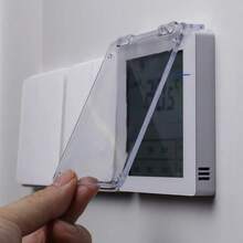 1pc Transparent Switch Panel Protective Cover, Convenient And Easy To Install Central Air Conditioning Control Panel Cover - 1pc - View 7