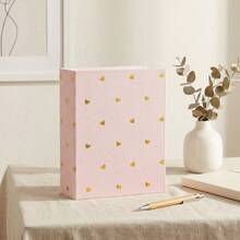 4x6 Photo Album - 100 Pockets Small Mini, Premium Cloth Cover With Gold Foil Heart Design, Portable Wallet Photo Album For Family Wedding Boys Girls - Multicolor - View 17