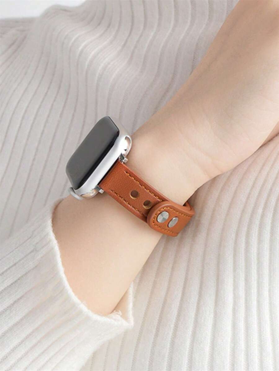 1条纤薄表带，兼容 42mm、38mm、40mm、41mm、44mm、45mm、46mm、49mm，时尚智能手表替换表带，适用于Series Ultra2、Ultra SE2、SE 11、10、9、8、7、6、5、4、3、2、1，女士款，可作为学生返校礼物