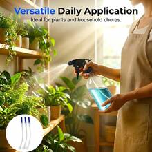 1SET 3PCS Universal Fit 360° Spray Bottle Adapter, Weighted Tube Replacement For Sprayers,  Multi-Angle Sprayer Attachment, Flexible Dip Tube For Cleaning Bottles - A - View 3