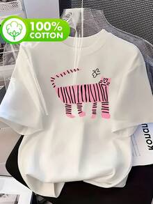 Women T-Shirts - [White] - View 1