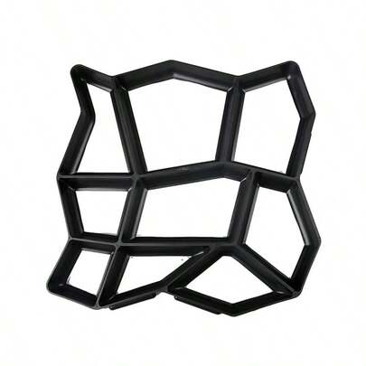 1 pieza Molde de cemento, Molde de hormigón, Herramienta de estampado decorativa para pavimentación de jardín DIY