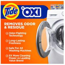 Tide Washing Machine Cleaner With Oxi Powder 4 Count Odor Eliminator Residue Remover Deep Cleaning Tablets - Machine Cleaner - View 3