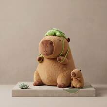 80cm Giant Water Vole Plush Toy, Oversized Water Vole Pillow, Realistic Water Vole Anime Soft Plush Cute Animal Stuffed Doll, Christmas Toy Gift, Christmas Decor - Multicolor - View 1