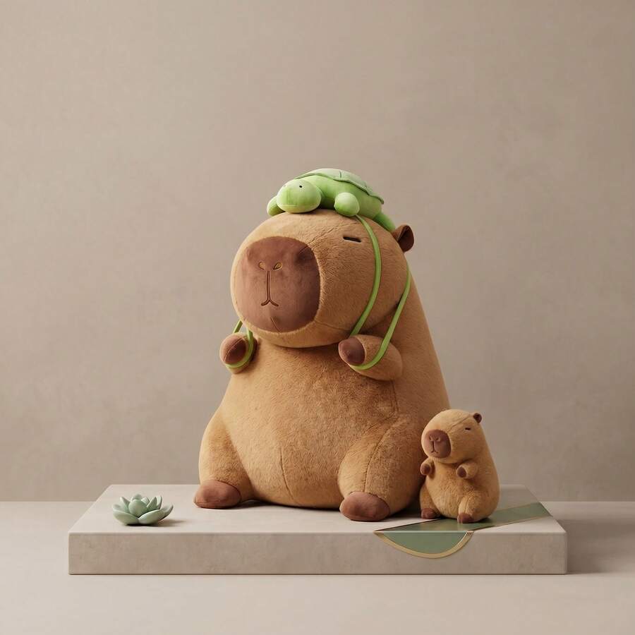 80cm Giant Water Vole Plush Toy, Oversized Water Vole Pillow, Realistic Water Vole Anime Soft Plush Cute Animal Stuffed Doll, Christmas Toy Gift, Christmas Decor - Multicolor - View 1