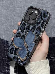 Leopard Print Shockproof Protective Phone Case, New And Vibrant, With Drop-Proof Silver Paint, Compatible With P15, P16, P16 Promax, P14 Promax, P13, P11, P12, XR, A13 4G Series, A14, A04, A34. Water, Shock, And Scratch Resistant, Anniversary Gift. - 多色5 - 查看 5