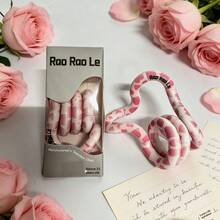 1pc Bendable Pink Heart Shaped Twist Stress Relief Toy - Multicolor - View 4