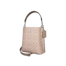 Coach Printed Women's Single Shoulder Crossbody Bag CBQ33SVPWH - 奶茶色CBQ33SVPWH - 查看 2