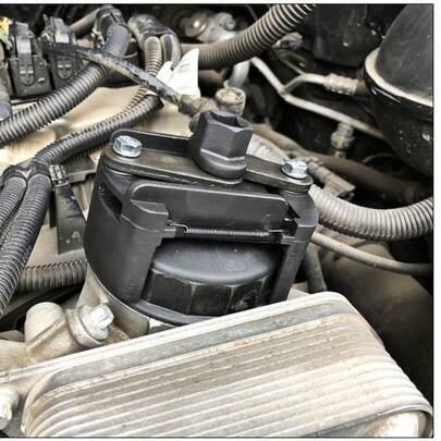 German U-Shaped Multifunctional Oil Filter Wrench, Universal Dual-Claw Adjustable Reversible Wrench