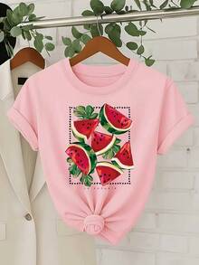 Women T-Shirts - [White] - View 8