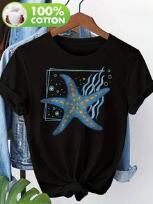 Women T-Shirts - Black - View 2
