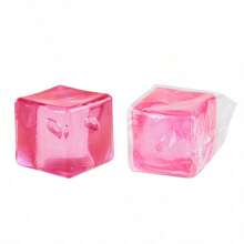 8-Color Crystal Jelly Cube Set - Transparent Soft Bouncy Toys, Containing Bubbles, Stress Relief Function, And Suitable Desk Decor For Teenagers - Multicolor - View 10
