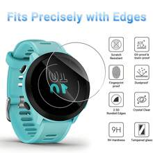 Comfort Fit Smartwatch Tempered Glass Screen Protector 4pcs Tempered Glass Screen Protector, Compatible With Forerunner 45/45s/55/158/245/255s, High Definition Clear, Sensitive Touch, 9H Hardness, Easy Installation, Bubble-Free Mother's Day Gift - 4pcs for Forerunner45/45s/55/158/245/255s - View 4