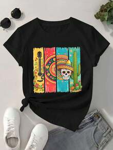 Women T-Shirts - Black - View 2