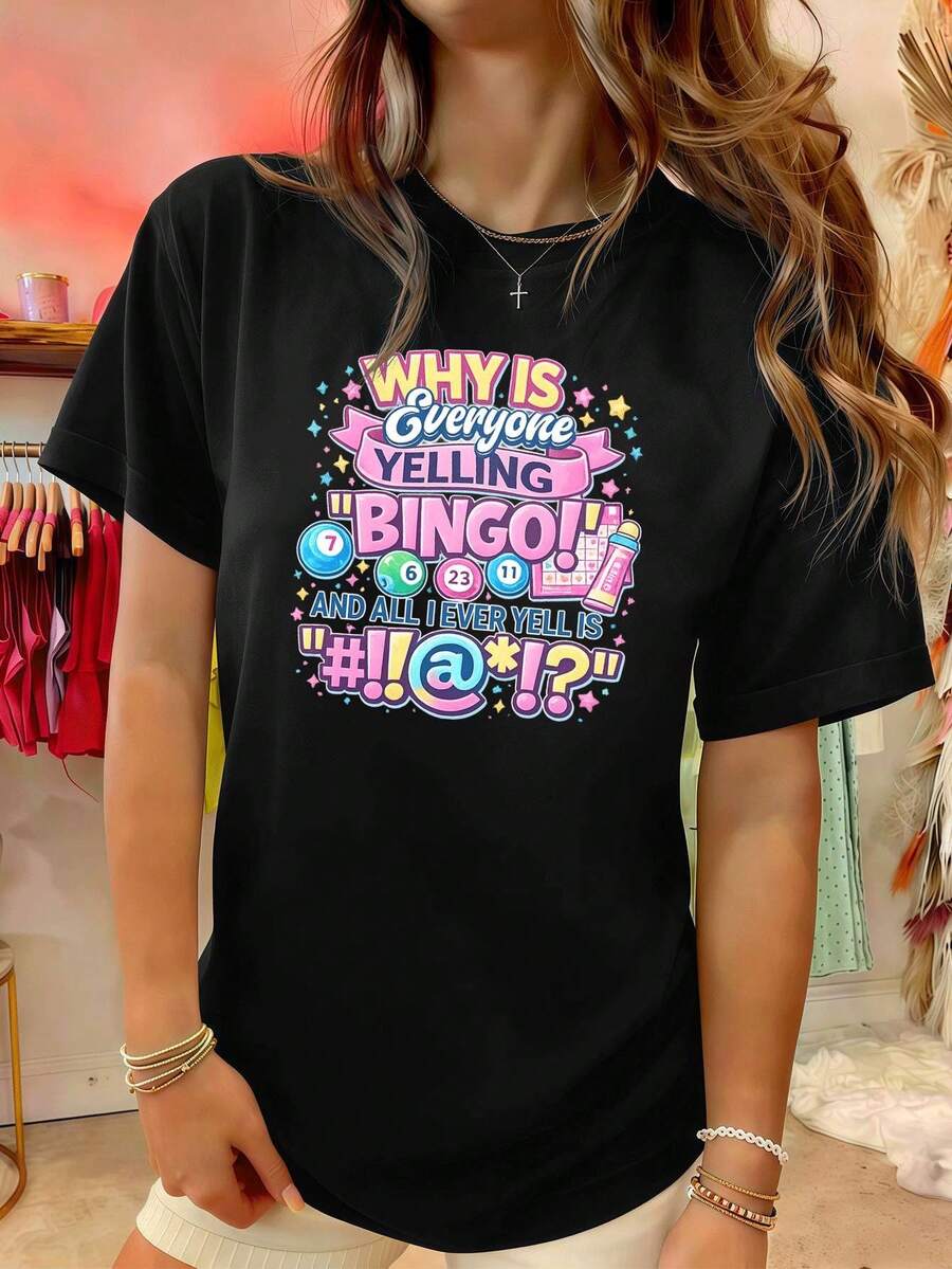 Women T-Shirts - Black - View 1