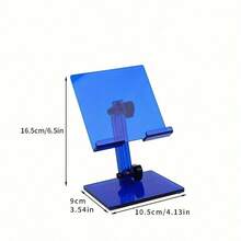 Giá đỡ điện thoại/máy tính bảng xoay được, kiểu dáng gập gọn, làm bằng acrylic, có thể điều chỉnh độ cao và thiết kế gấp gọn, phù hợp với mọi loại điện thoại và máy tính bảng. - Nhiều màu - Xem 11