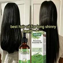 Rosemary Hair Essential Oil, Strong And Firm Hair, Moisturizing Hair Roots Essential Oil,60ml - 橄欖綠 - 查看 3