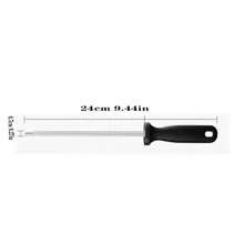 1pc Carbon Steel Knife Sharpener With Hanging Hole, Professional Kitchen Knife Sharpening Tool - Multicolor - View 2