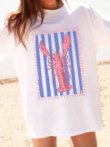 Women T-Shirts - [White] - View 6