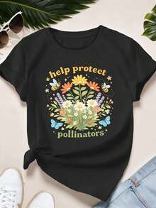 Women T-Shirts - Black - View 2