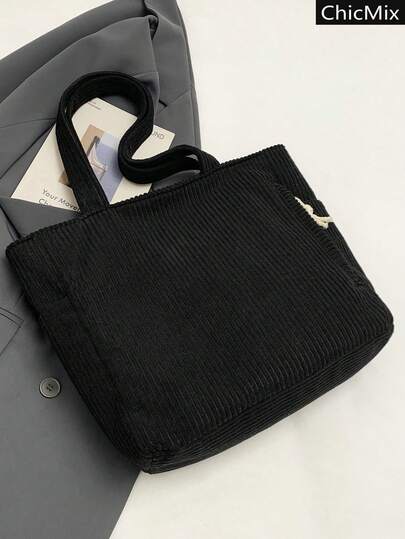 Leisure Versatile Large Capacity Solid Color Multi Pocket Handbag, Commuting Practical College Wind Light Core Velvet Women's Shoulder Bag, Suitable For Shopping, Wallets, Shopping, Young Women, College Students, Newcomers, And White-Collar Workers. They Are Very Suitable For Offices, Universities, Work, Business, Commuting, Outdoor Activities, Travel, And Outings