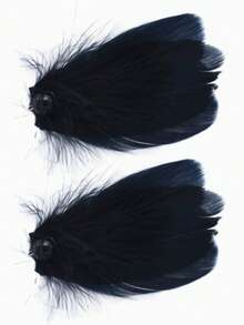 French Elegant Swan Feather Hair Clip, Atmospheric Side Clip, Hanfu Hair Accessory For Women,Bobby Pin,Hair Claws - Multicolor - View 6