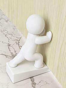 Soft Movable Design Door Stopper With Non-Slip Base, Protects Walls And Floors, Suitable For Home Decor - Multicolor - View 2