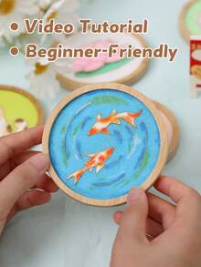 Traditional Cloisonné Painting DIY Coaster Craft Kit, Intangible Cultural Heritage, Suitable For Beginners And Students - Multicolor - View 6