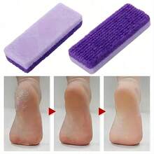 1 pieza Raspador de pies de doble color, lima de pies de poliuretano para pedicura en casa - piedra pómez - Ver 3