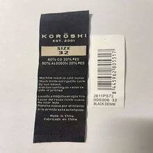 Koroshi Calças masculinas para atividades ao ar livre - Preto - Ver 9
