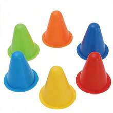 Roller Skating Training Poles, Obstacle Cones, Agility Training Equipment, Footwork Practice Cone Markers - Multicolor - View 2