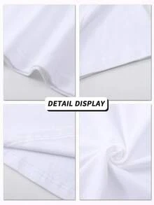 Men's Casual Summer T-Shirt | Crew Neck, Short Sleeve, Soft Fabric | | I Don't Seem To Care At  Street Style, Men's T-Shirts, Men's Shirts - 白色 - 查看 6