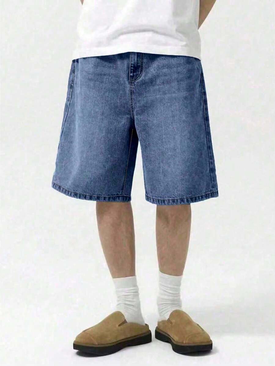 Vintage Loose Denim Shorts For Teenagers