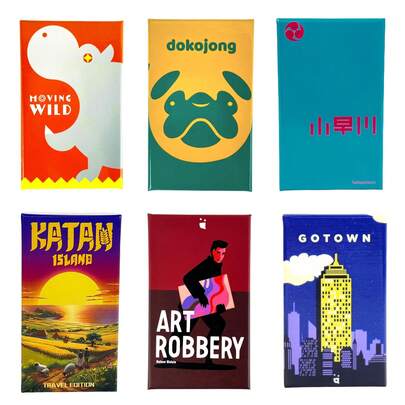 Moving Wild,Dokojiong,Kobayakawa,Art Robbery,Gotown,Katan |Mini Compact Travel Friendly Board Card Games | Family & Adult Party Essentials | Perfect For Family Game Nights, Team Activities & Holiday Gifts | 2-6 Players, 20-40 Mins.