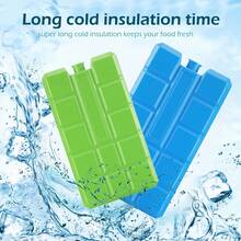 2pcs Reusable Ice Packs And Ice Containers Ultra-Thin Design For Long-Lasting Cooling Leak-Proof And Durable Essential For Refrigeration Picnics And Outdoor Activities Contact-Free Food Storage Heavy-Duty HDPE Material Blue And Green Color Ultra-Thin Design For Space-Saving Long-Lasting Cooling Performance - Multicolor - View 11