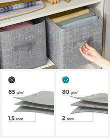 SONGMICS Open Storage Bins - View 7