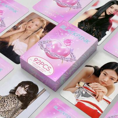 92pcs/Set Greeting Cards (60 Cards + 32 Stickers), Double-Sided LOMO Cards Bookmarks, Holiday & Christmas Gift