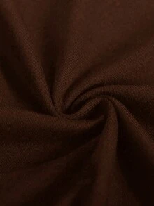 COFFEE CLUB 圖案女款休閒圓領短袖T恤，適合夏季、度假、海灘，可愛風格 - 咖啡棕 - 查看 9