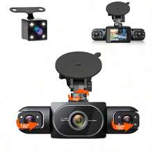 4-Channel 360° Dash Cam, Front/Rear/Left/Right View, 3.16" Screen, Built-In Night Vision, Sensitive Motion Detection Recording, Parking Monitoring, Reverse Assist, 150mAh Battery - 4 Camera - View 12