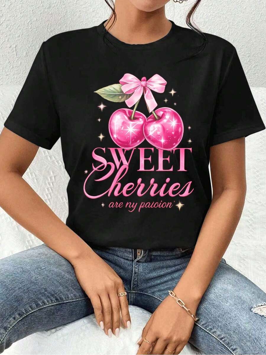Women T-Shirts - Black - View 1