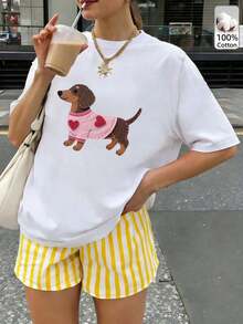 Women T-Shirts - White - View 6