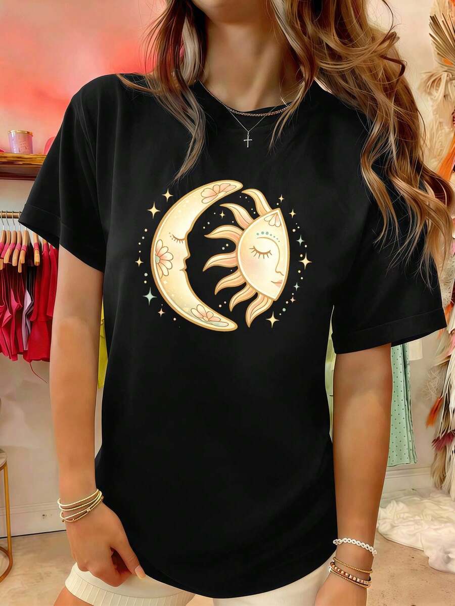 Women T-Shirts - Black - View 1