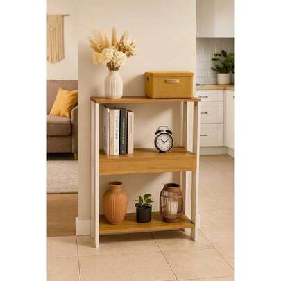 Estante Pequena Sapateira Livreiro Estilo Industrial Prateleira Aparador Buffet sala Cozinha Quarto Decoração em MDP
