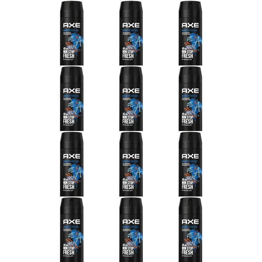 Axe Deodorant Body Spray, Anarchy, 5.07 Oz - 12 包裝 - 查看 1