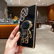 (Follow The Store, Collect The Product To Get A Free Lanyard) Phone Case With Stand + Wrist Strap, Compatible With Apple 17 Pro Max, 16 Pro Max, 15 Pro Max, 14 Pro Max, 13 Pro Max, 12 Pro Max, 11 Pro Max, XS Max, 7, 8 Plus, Galaxy S26, 25, 24, 32, 1u, Honor, - Black - View 5
