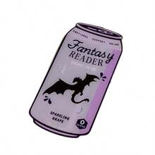 浪漫奇幻饮料罐造型书签“读者能量饮料”，创意文学礼品，适合爱书人、读者和奇幻爱好者 - 均碼 - 查看 8