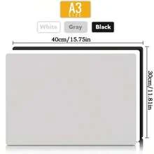 SMI Fine 1/3pcs Soft Silicone Pad (Black/White/Gray) - Resin Jewelry Casting Mold Mat - Suitable For Toy Clay And Epoxy Resin Jewelry Casting, With Anti-Stick Resin Mold Mat, Easy To Clean And Store - Silicone Pad - View 8
