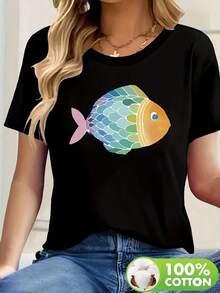 Women T-Shirts - [White] - View 7