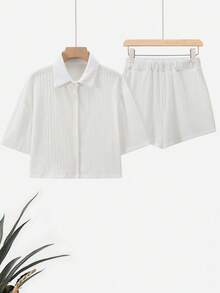 shorts mujer  short deportivo mujer pans de mujer  ropa vaquera de mujer  vestidos cortos - Rosa - Ver 5